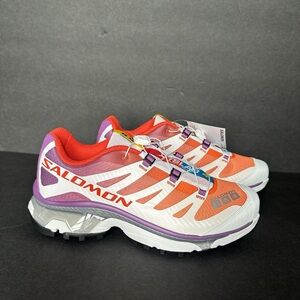 Salomon Women’s Orange, Purple & White Trail Sneakers